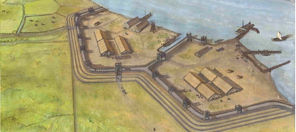 Castellum Flevum. Foto via Huis van Hilde